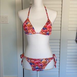 ASOS flamingo bikini